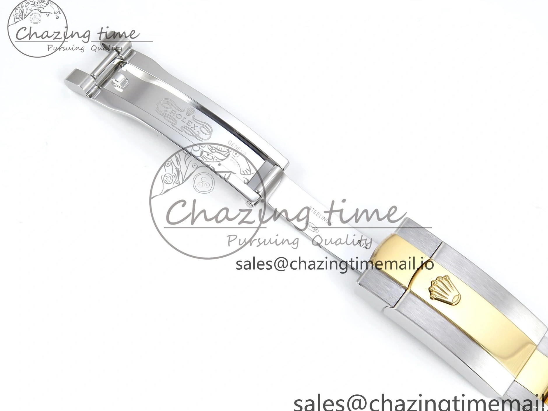 MiroTime 0317 DateJust 31 278383RBR ARF 1:1 Best Edition 904L Steel White Roman Dial Diamonds Bezel on SS YG Oyster Bracelet ETA Cozy 400